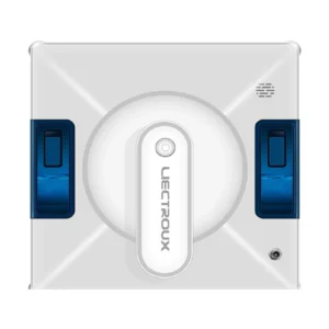 Robot lave-vitre Liectroux YW509 blanc vu de face sur fond blanc