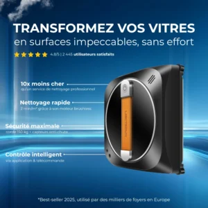 Présentation du robot lave-vitre Liectroux YW910 et ses avantages