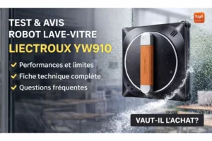 Test et avis du robot lave-vitre Liectroux YW910