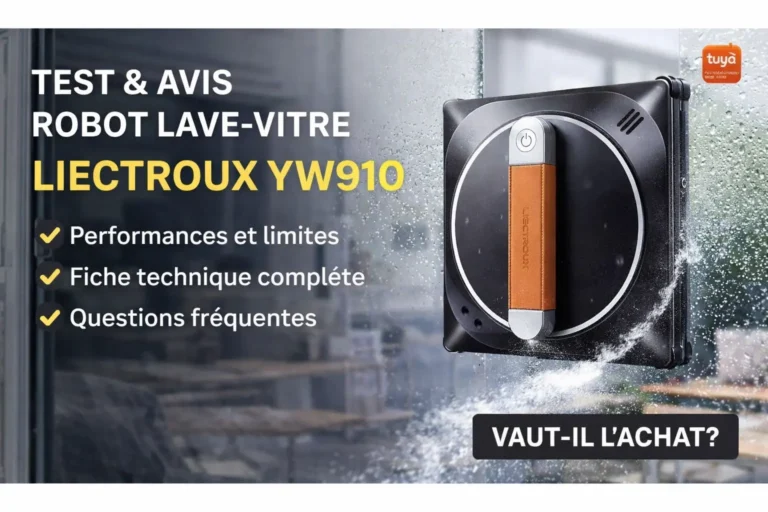 Test et avis du robot lave-vitre Liectroux YW910