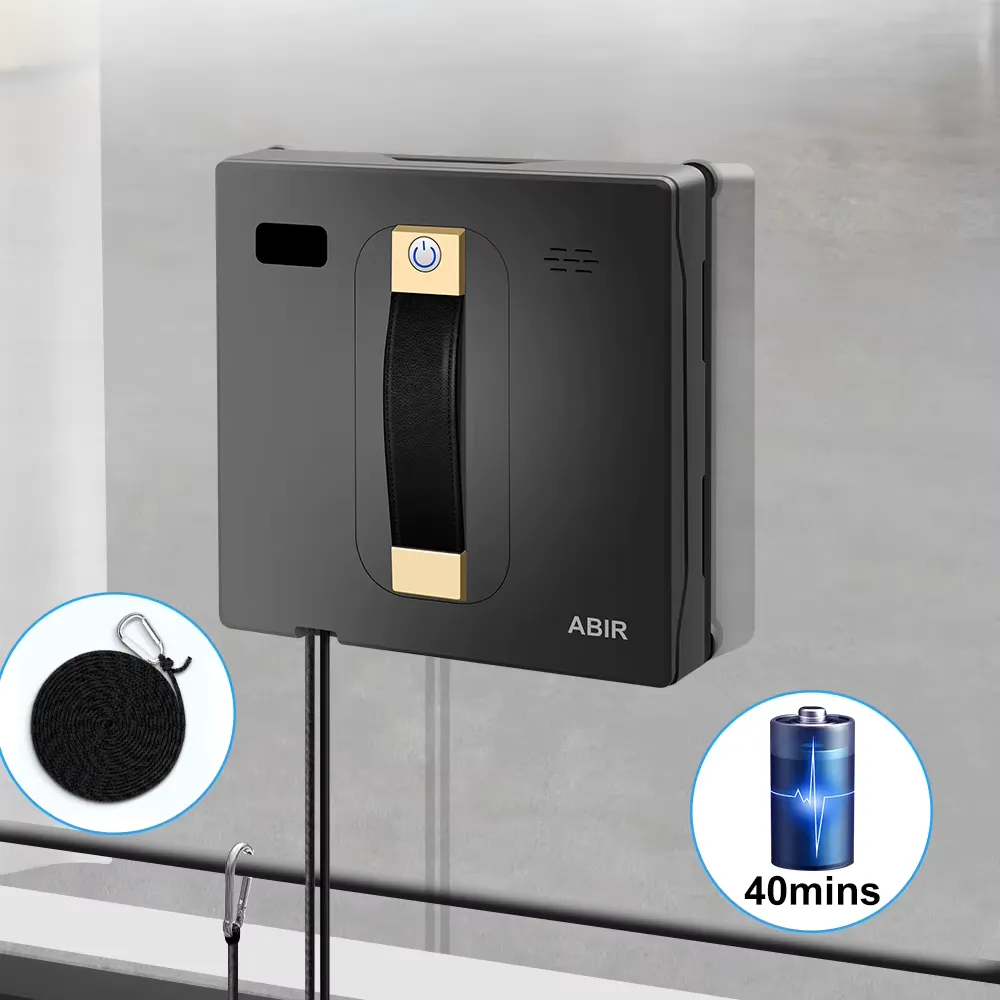 Robot lave-vitre ABIR WD8 avec autonomie de 40 minutes et corde de sécurité