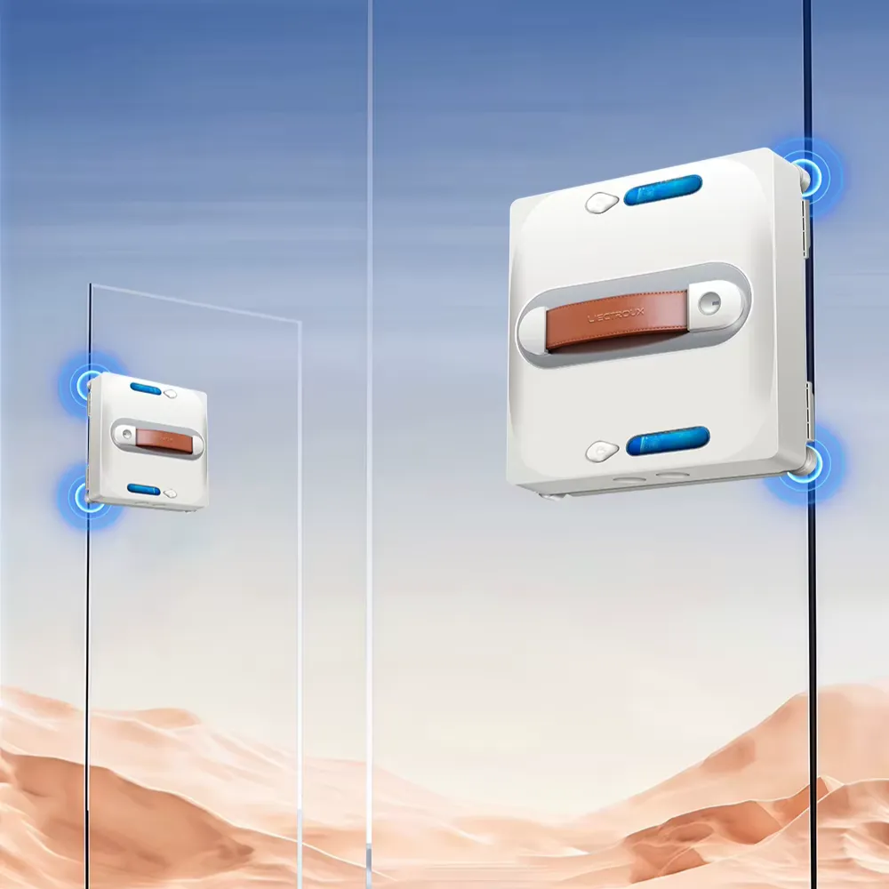 Robot lave-vitre Liectroux S11 avec détection des bords sur vitre sans cadre