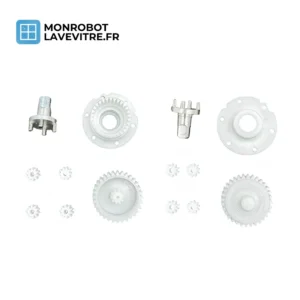 Kit de roue crantée et engrenages pour robot la vitre