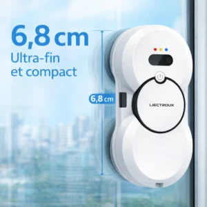 Robot lave-vitre Liectroux HCR-10, corps ultra-fin de 6,8 cm