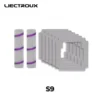 lingettes microfibres et rouelaux de remplacement pour robot lave vitre liectroux s9