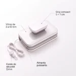 Caractéristiques du Vitromag : aimants puissants, corde de sécurité et grip compact