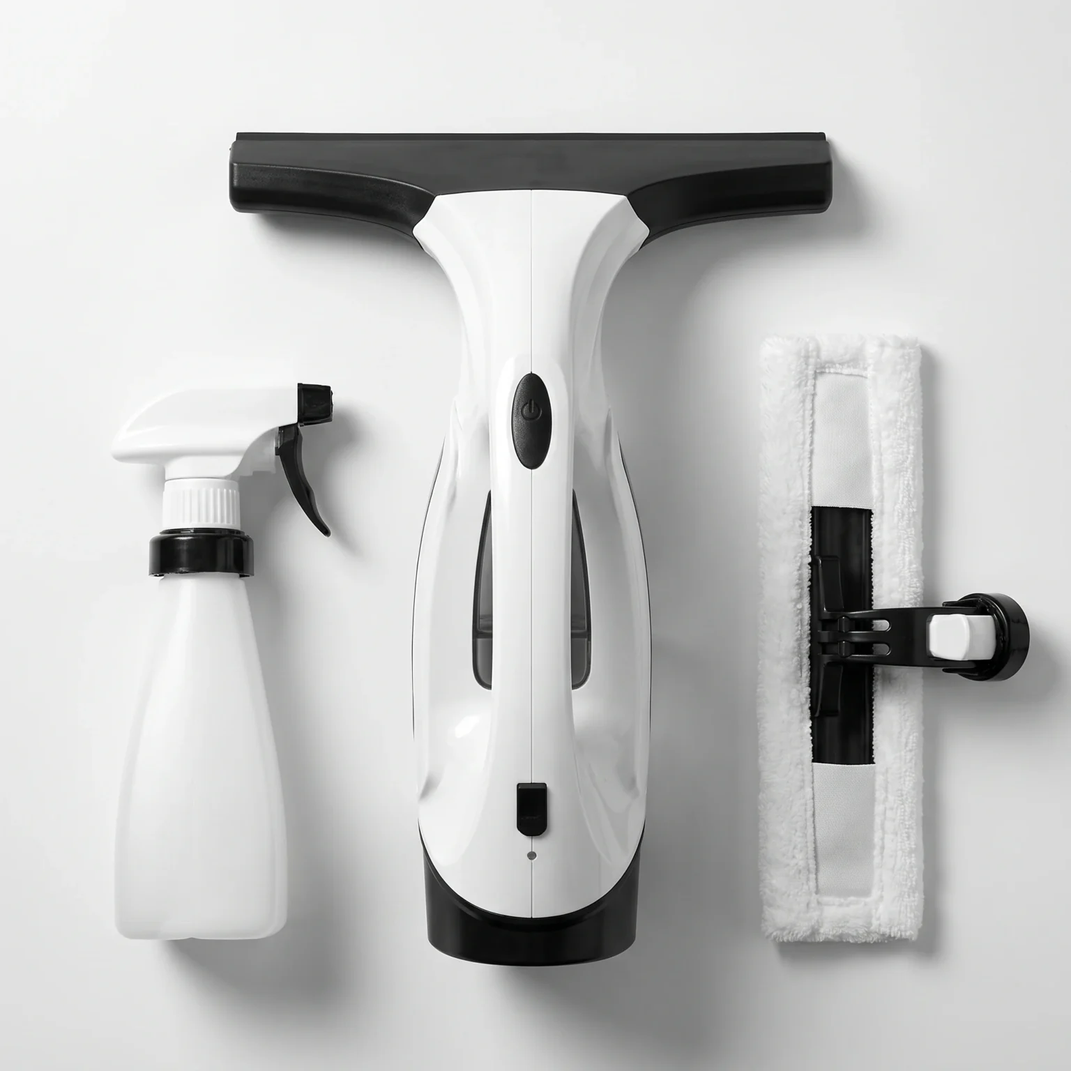 Kit Vitronet : nettoyeur de vitres électrique sans fil, pulvérisateur 300 ml et chiffon microfibre