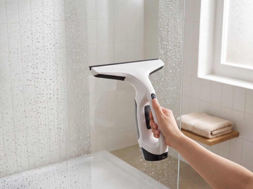 La salle de bain sèche après chaque douche