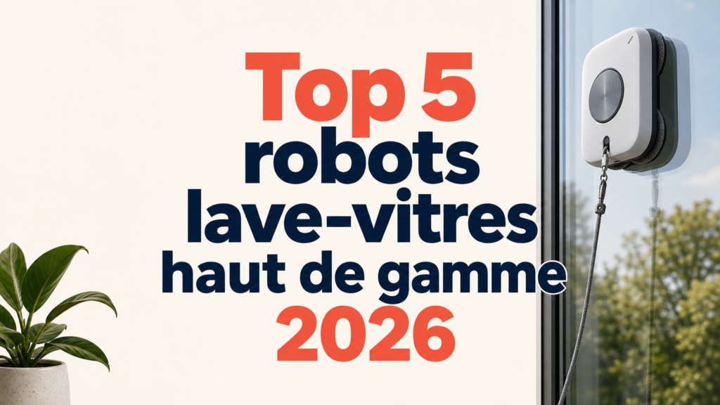 Top 5 robots lave-vitres haut de gamme 2026 : notre avis