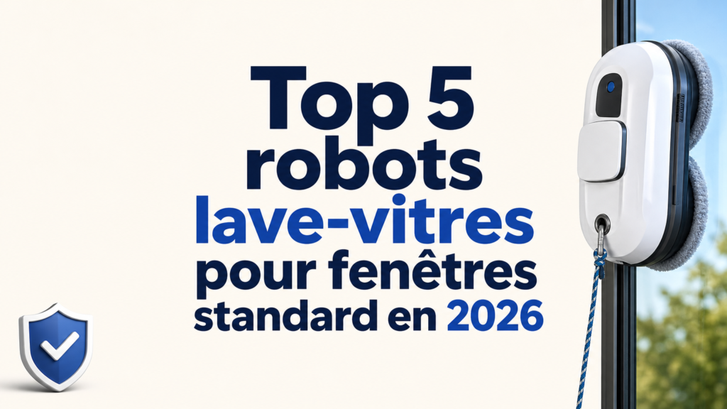 Top 5 robots lave-vitres pour fenêtres standard 2026