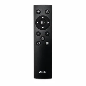 Télécommande ABIR noire avec touches directionnelles et modes N, Z et Auto