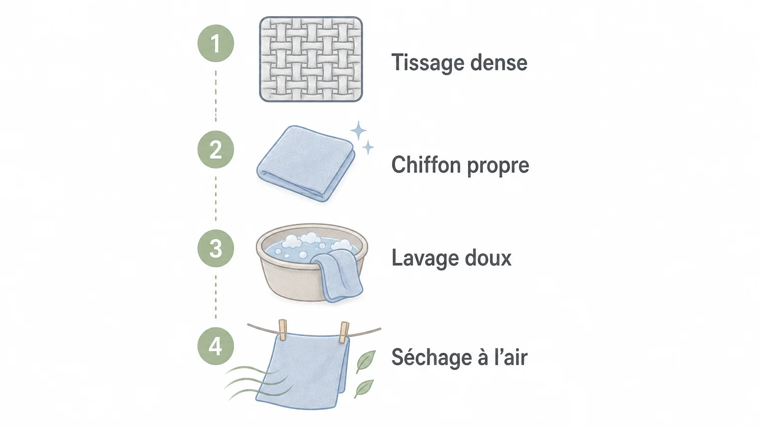 Checklist pour choisir et entretenir un chiffon pour vitres