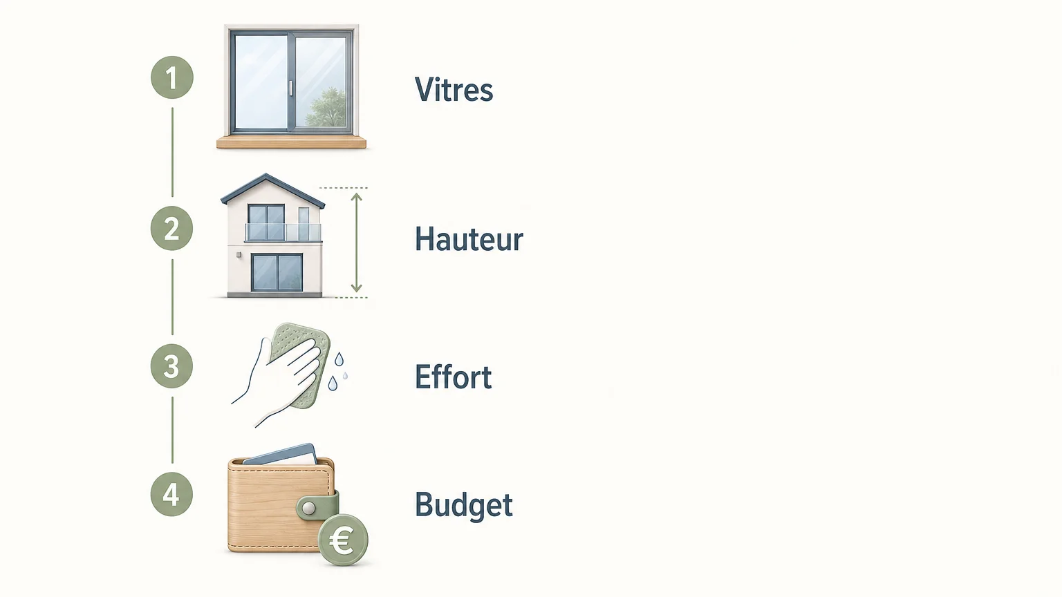 Checklist pour choisir un appareil de nettoyage des vitres
