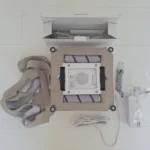 Photo client : dessous de l'ABIR WD10 avec ses deux rouleaux et sa lingette