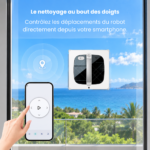 Contrôle des déplacements du robot depuis l'application smartphone