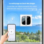 Contrôle des déplacements du robot depuis l'application smartphone