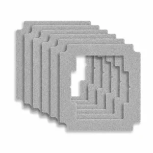 Lot de 6 chiffons microfibre pour robot Liectroux S9