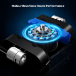 Moteur brushless haute performance de l'ABIR WD10, vue éclatée