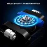 Moteur brushless haute performance de l'ABIR WD10, vue éclatée