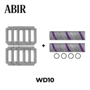 Pack entretien ABIR WD10 : 6 lingettes microfibres, 2 rouleaux et 4 brosses d’angle d’origine